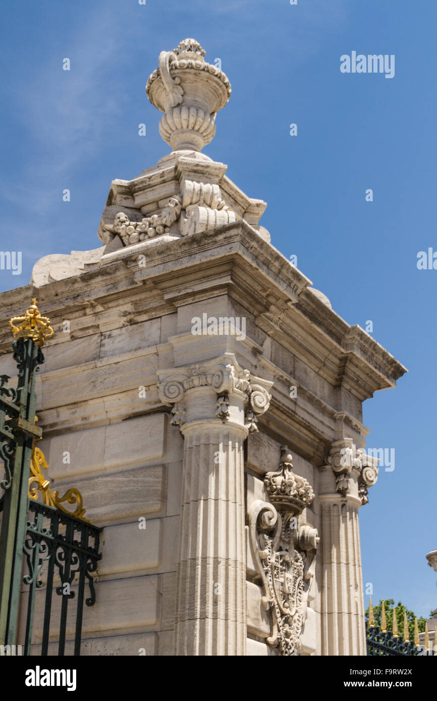 Royal Palace at Madrid Spain - architecture background Stock Photo - Alamy