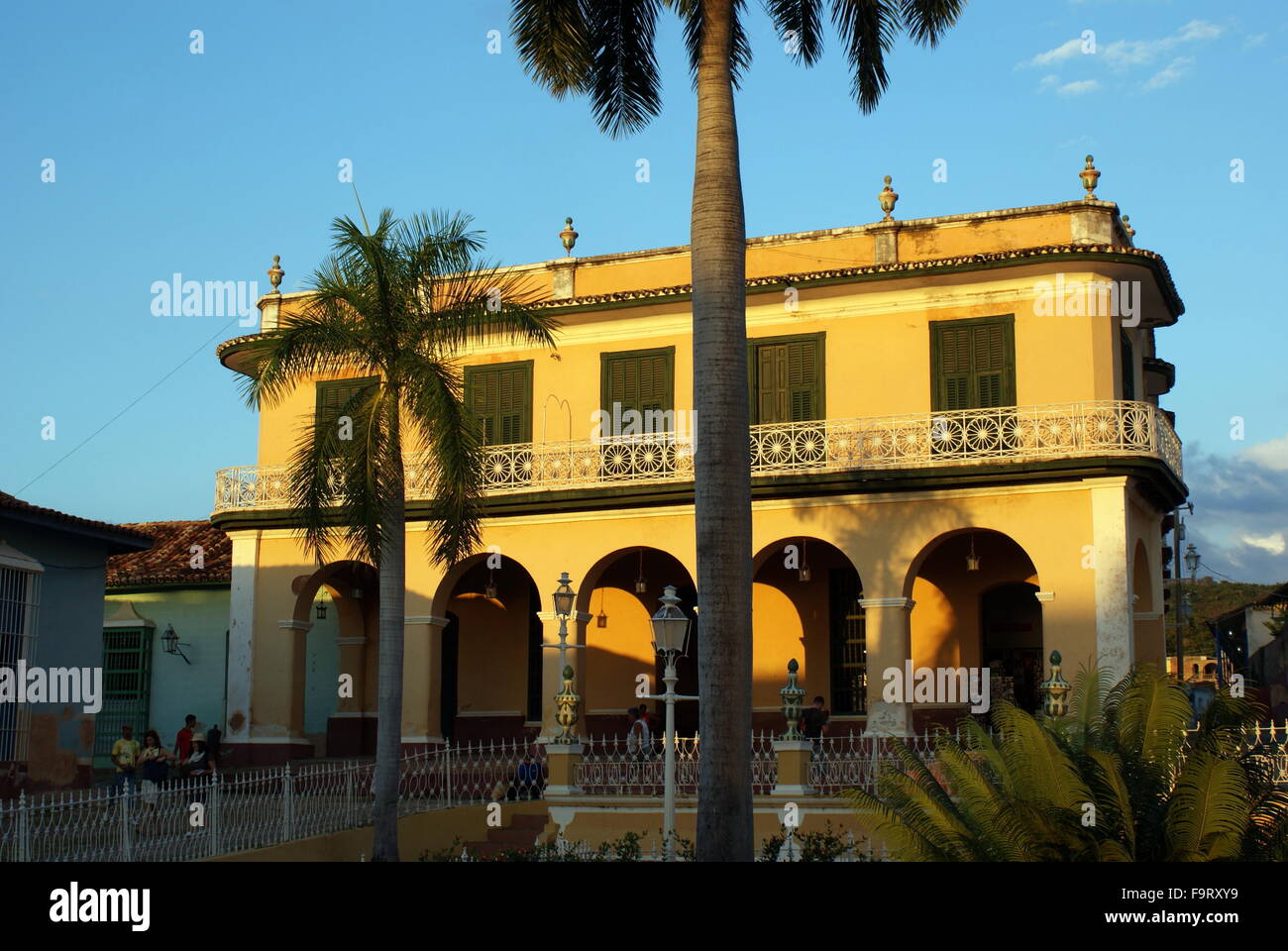 Brunet Palace, Plaza Mayor, Trinidad, Cuba Stock Photo
