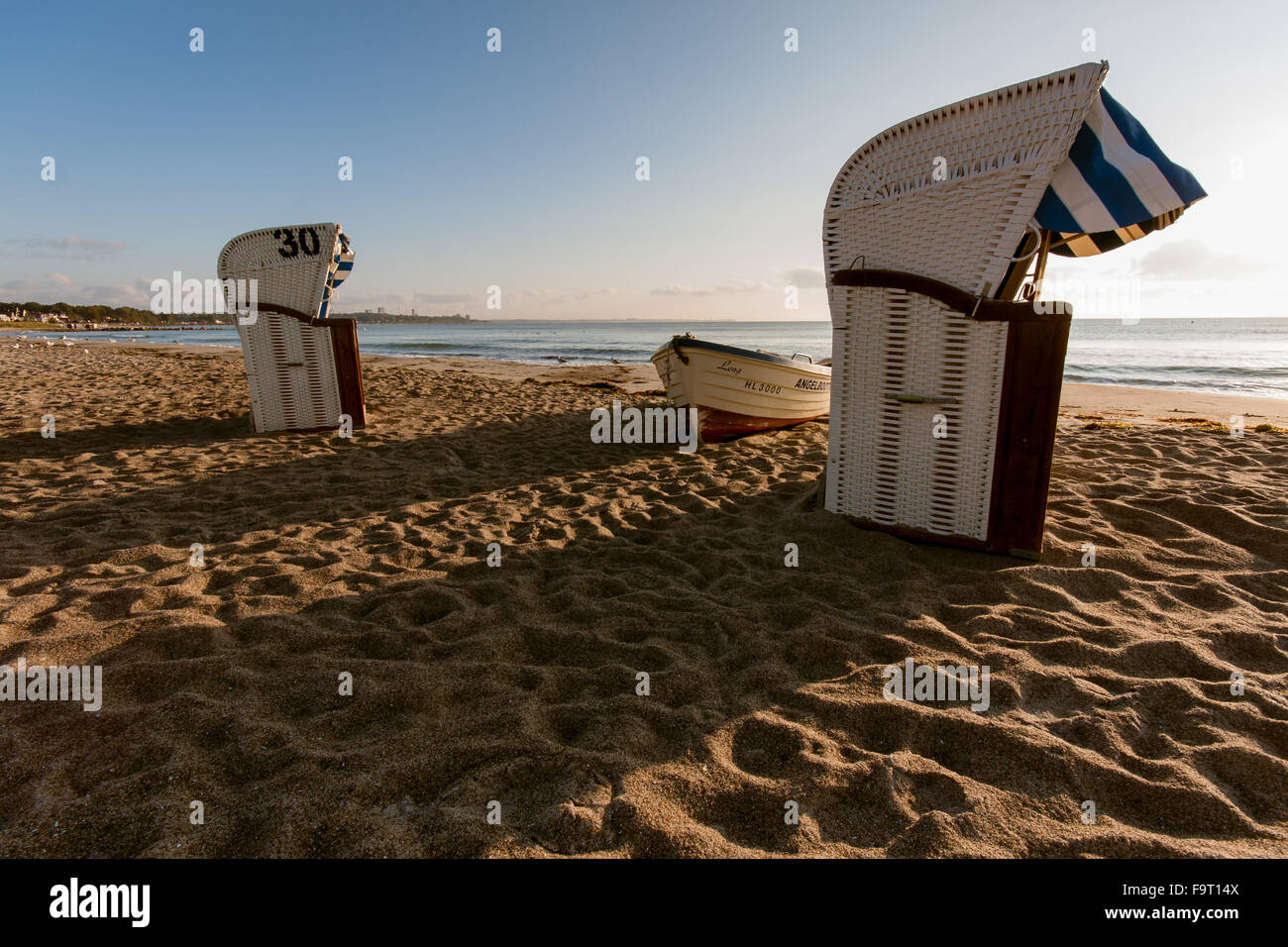 A pair of beach chairs Stock Photo Alamy