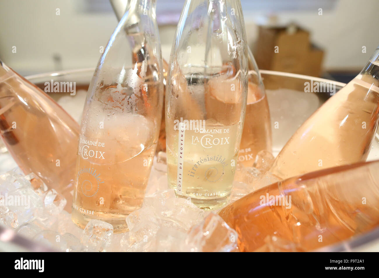 Saint Tropez, wine from Domaine de la Croix Stock Photo Alamy