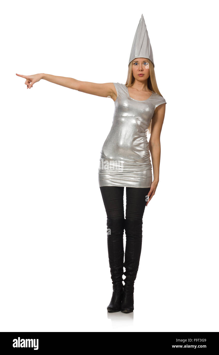 Silver head dress Cut Out Stock Images & Pictures - Alamy