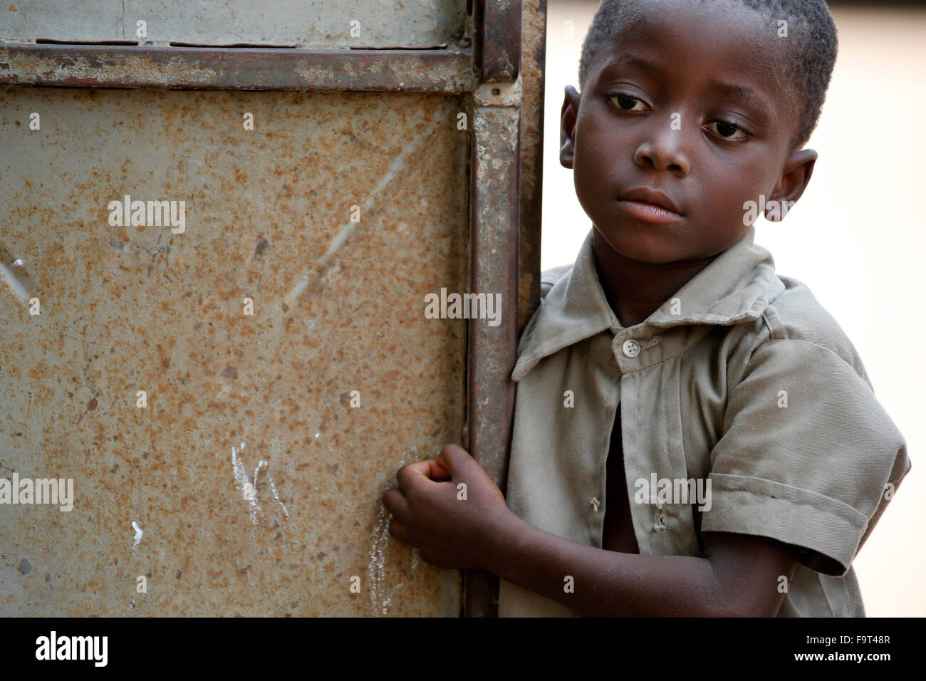 African primary school. Playtime. Stock Photo