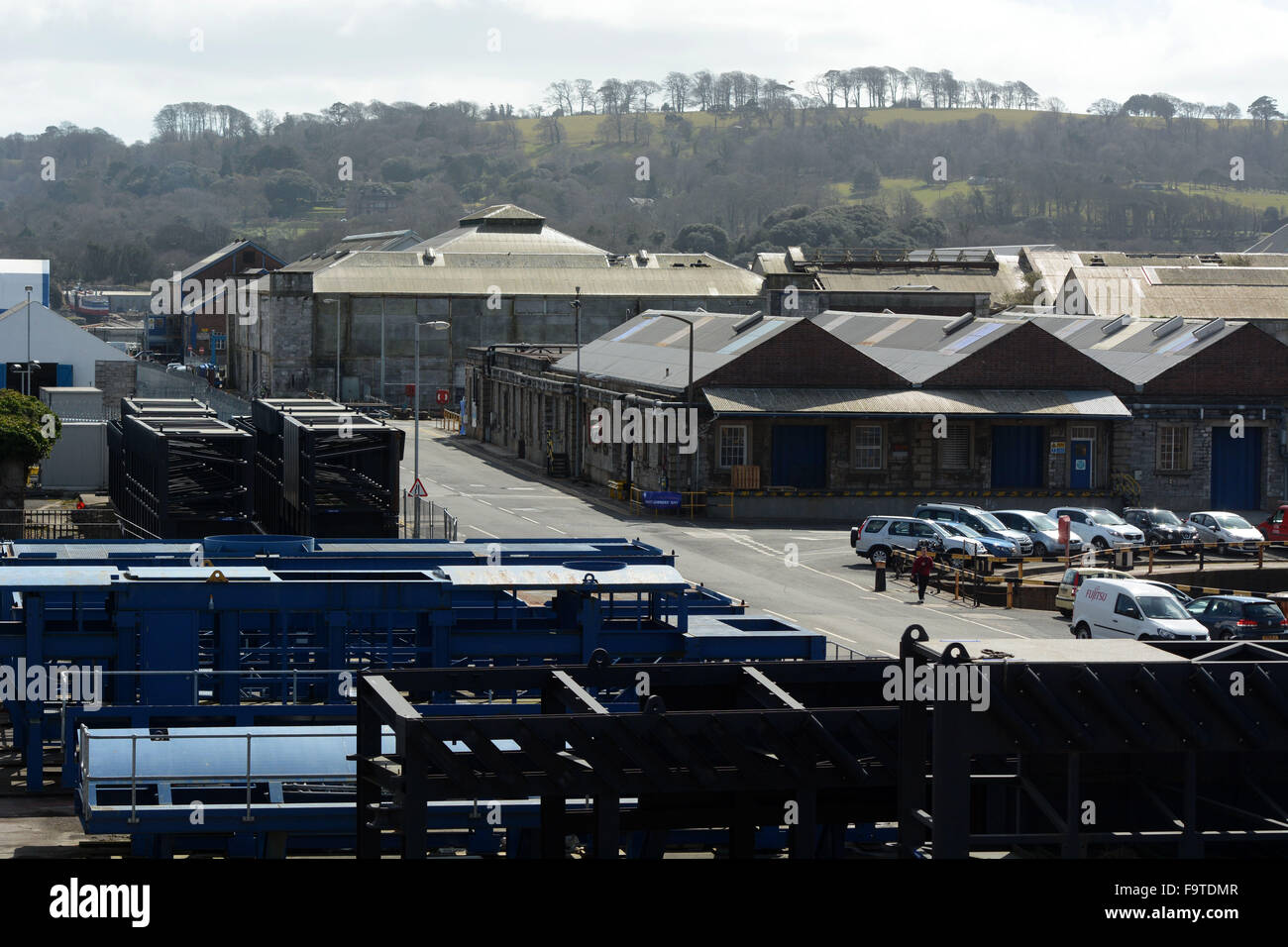 South Yard in Devonport Dockyard , Plymouth Stock Photo Alamy
