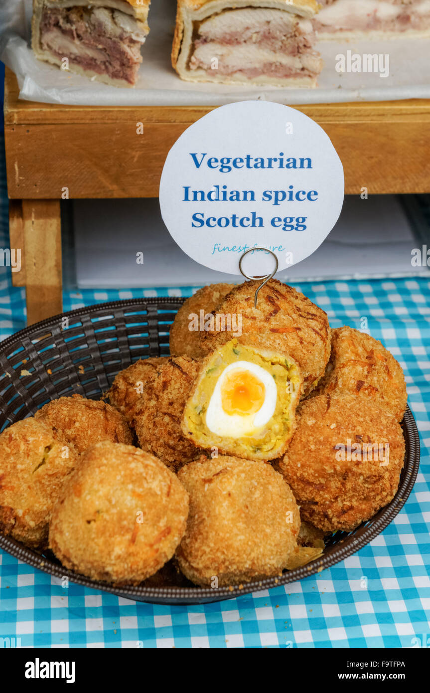 Vegetarian Scotch eggs Stock Photo - Alamy