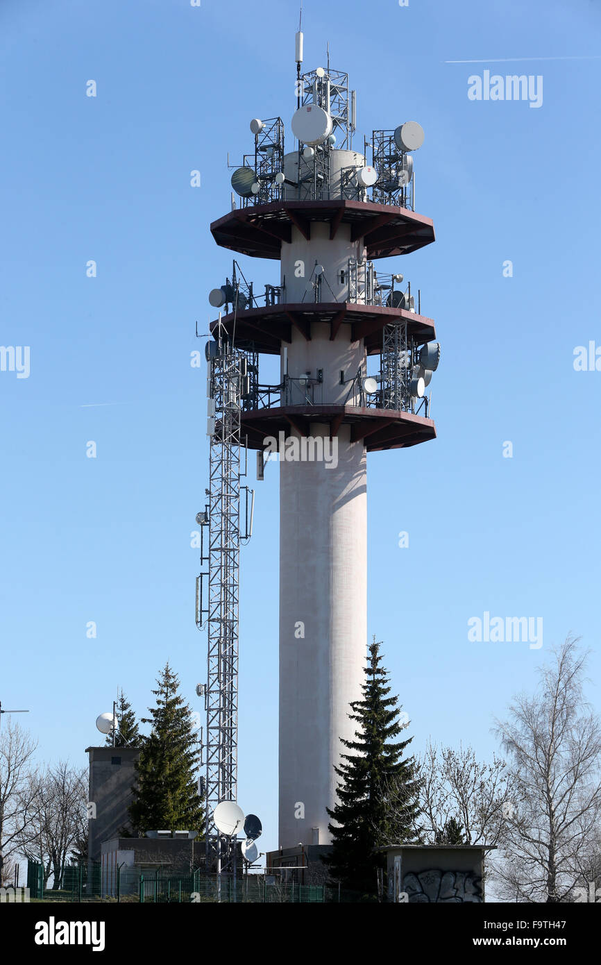 Wireless relay station Stock Photo Alamy