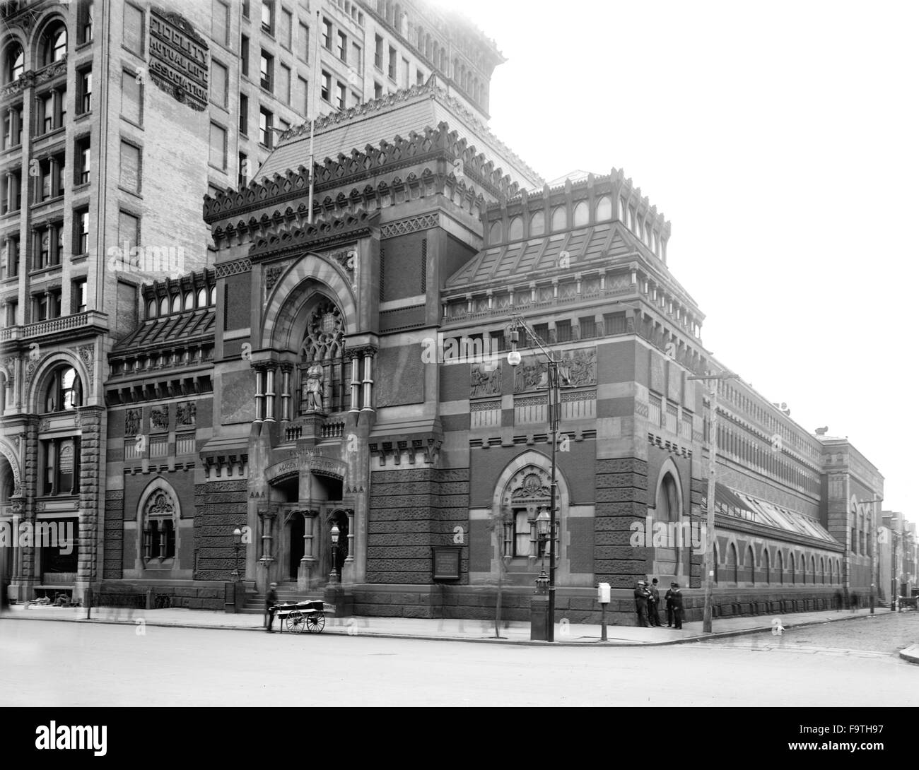 Pennsylvania Academy of the Fine Arts, Philadelphia, Pennsylvania, USA, circa 1900 Stock Photo
