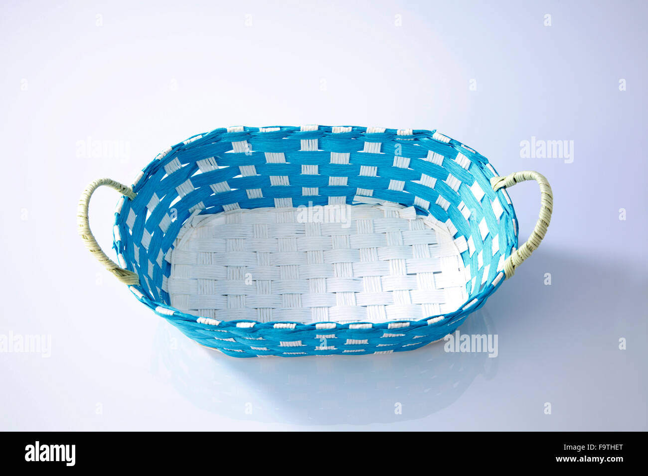 woven basket from recycle material Stock Photo - Alamy