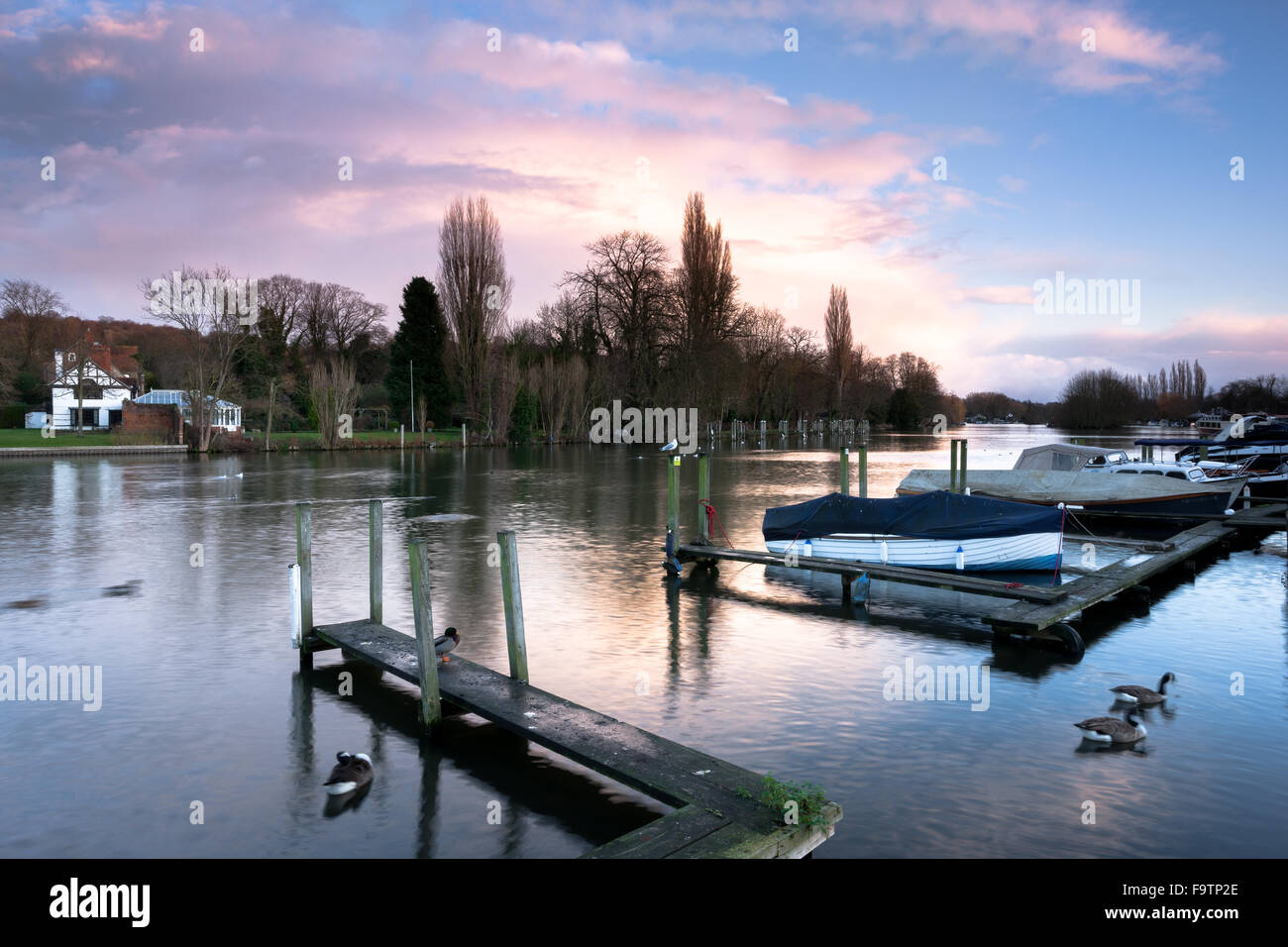 The Thames river Henley on Thames Stock Photo