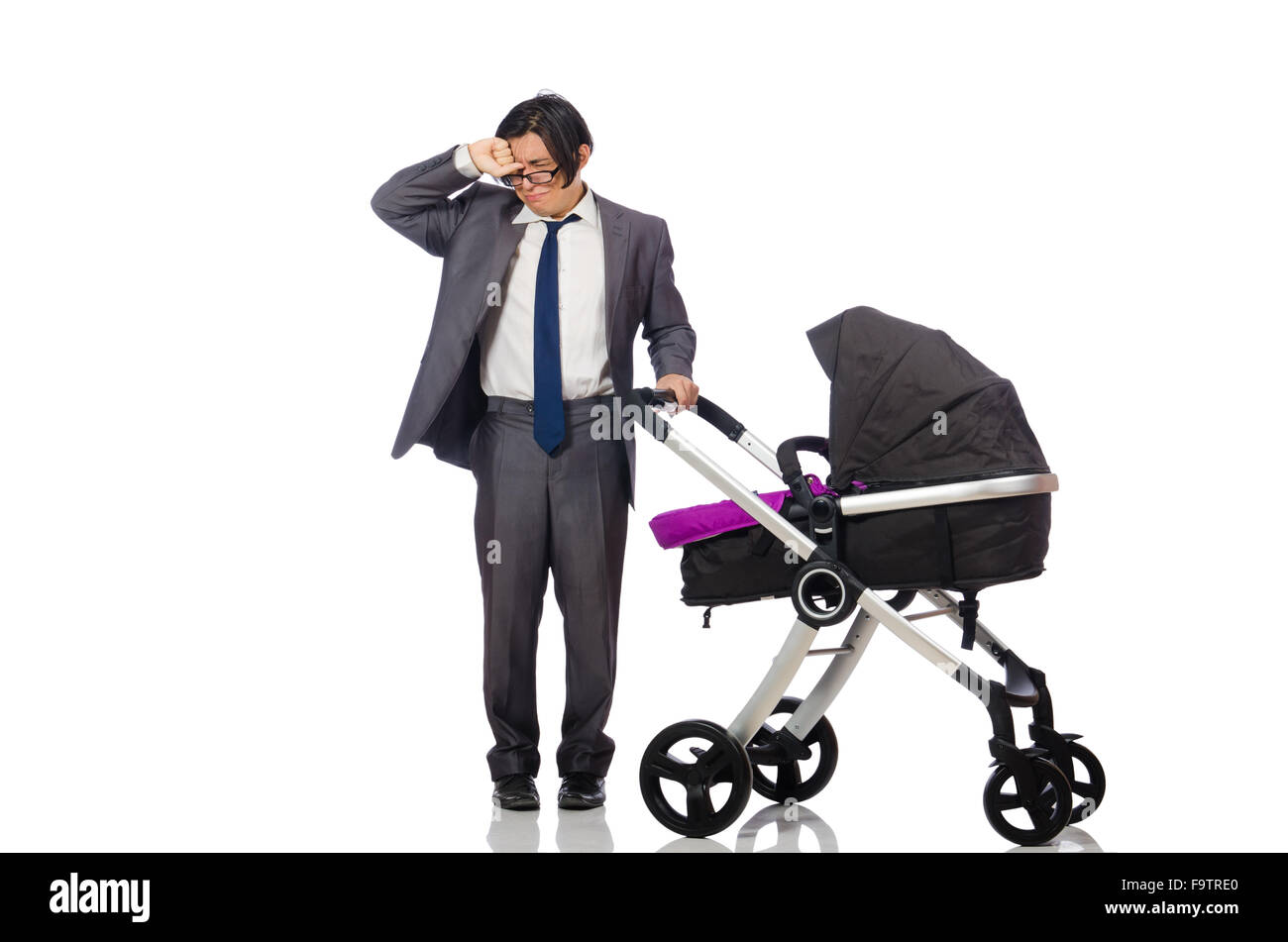 Funny dad baby pram on hires stock photography and images Alamy