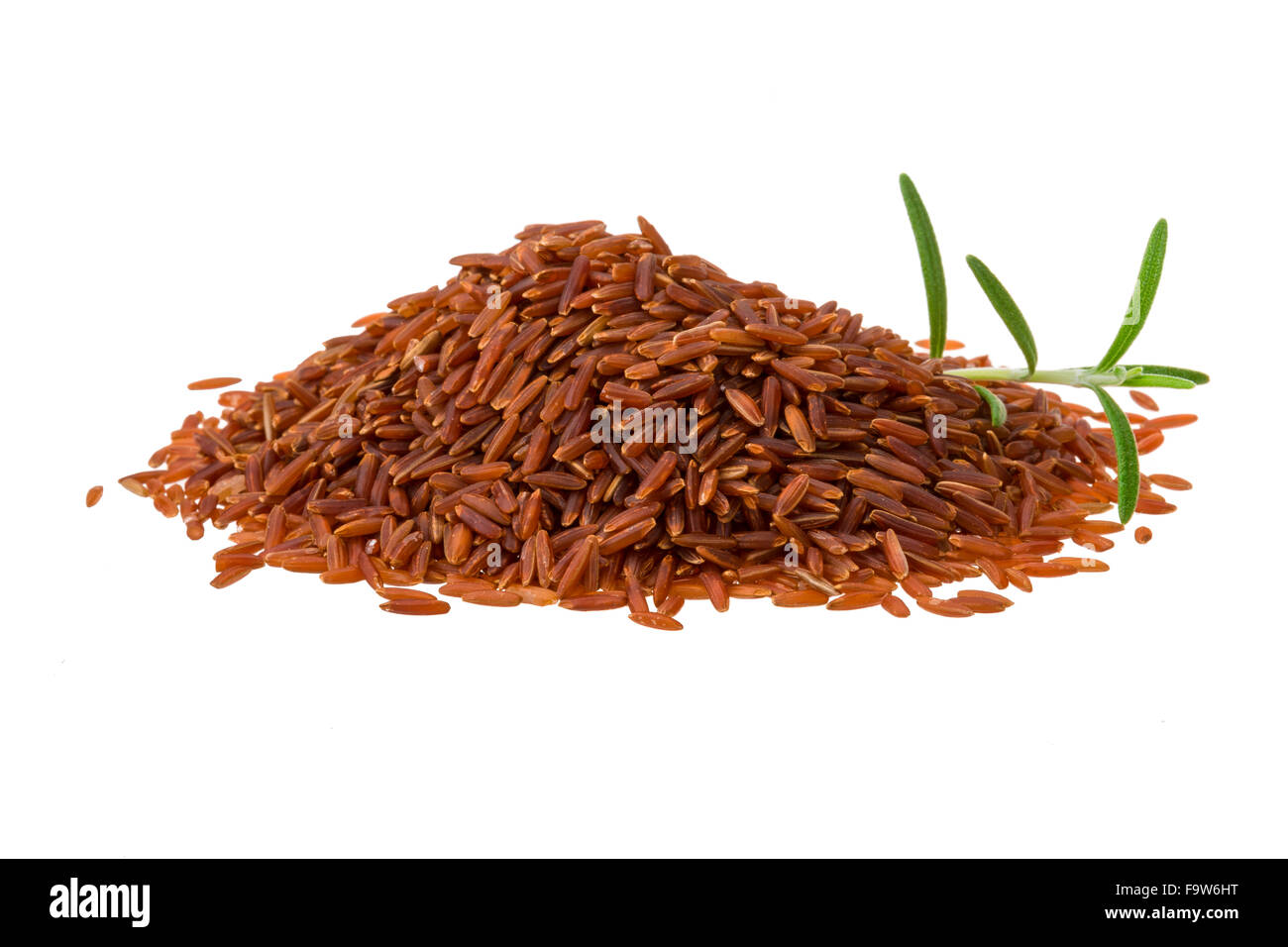 Local Rice Heap Heap of Brown rice isolated Stock Photo - Alamy