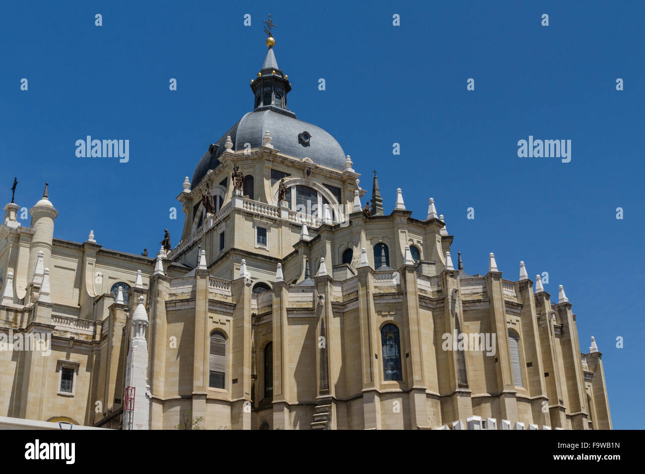 Cathedral of Madrid, Spain Stock Photo