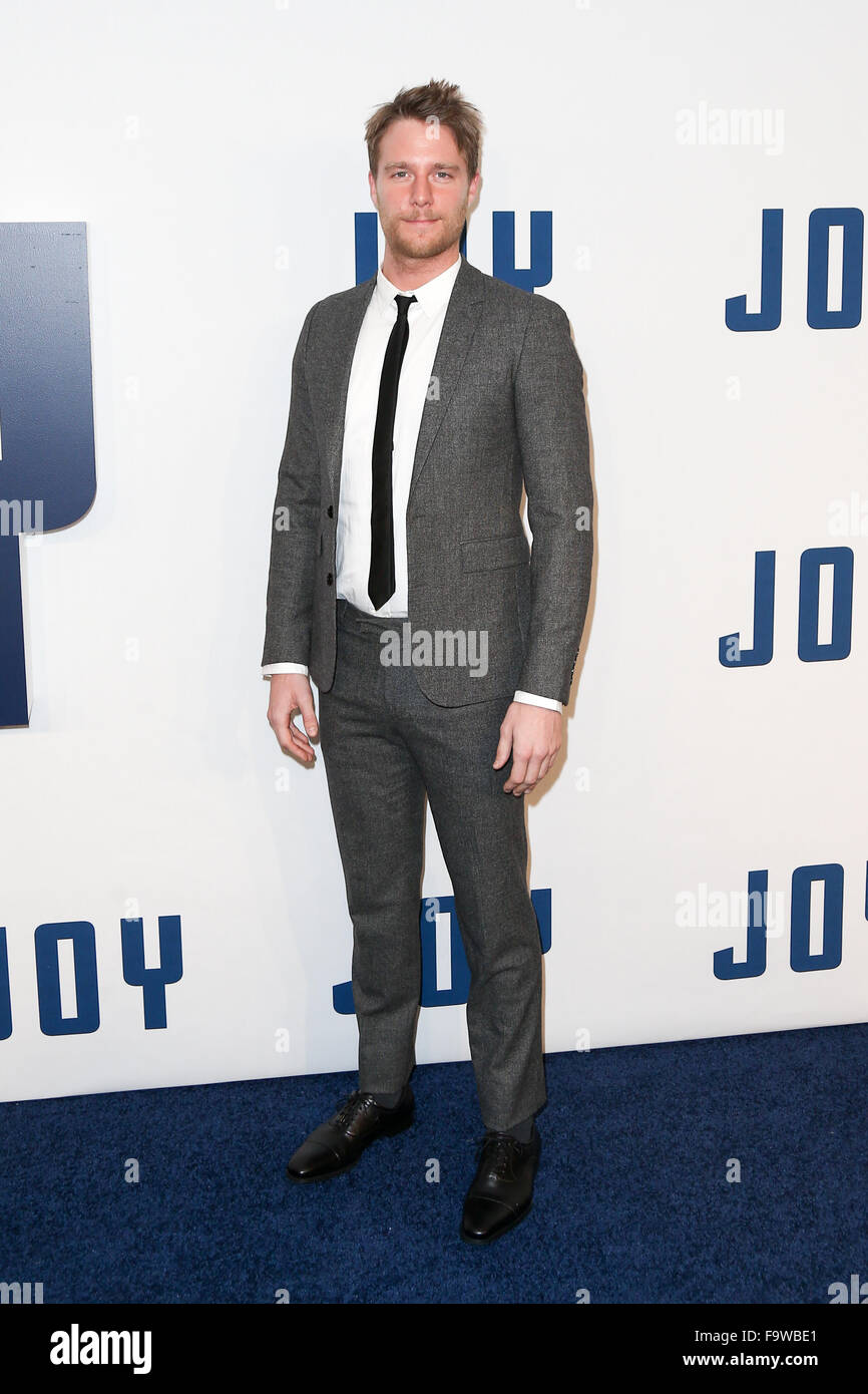 NEW YORK-DEC 13: Actor Jake McDorman attends the 'Joy' premiere at the Ziegfeld Theatre on December 13, 2015 in New York City. Stock Photo