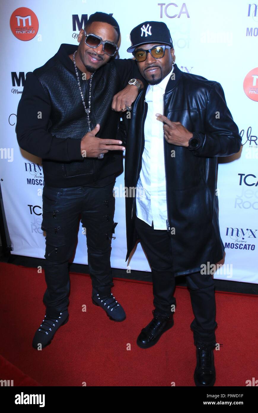 Mona Scott Young Hosts Big in 2015 Private Celebration at House of Macau in Hollywood on November 11, 2015  Featuring: Stevie J and Teddy Riley Where: West Hollywood, California, United States When: 11 Nov 2015 Stock Photo