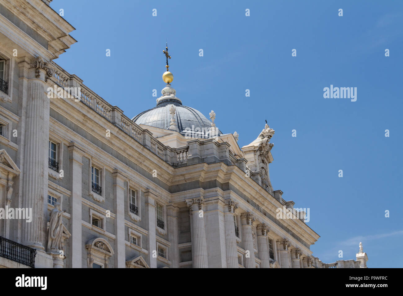 Royal Palace at Madrid Spain - architecture background Stock Photo - Alamy
