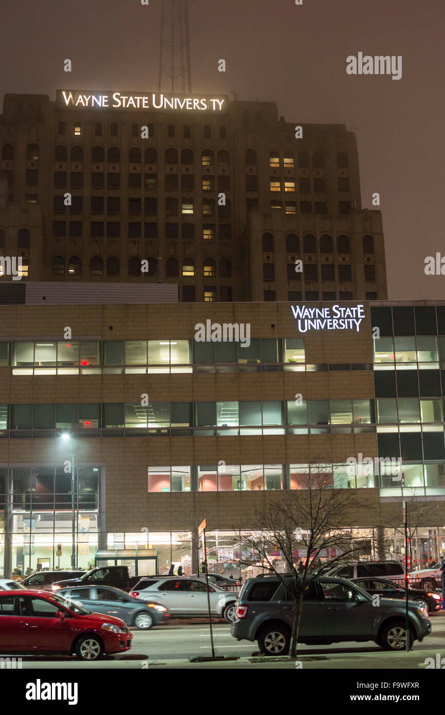 Detroit Michigan Wayne State University Stock Photo 92145055