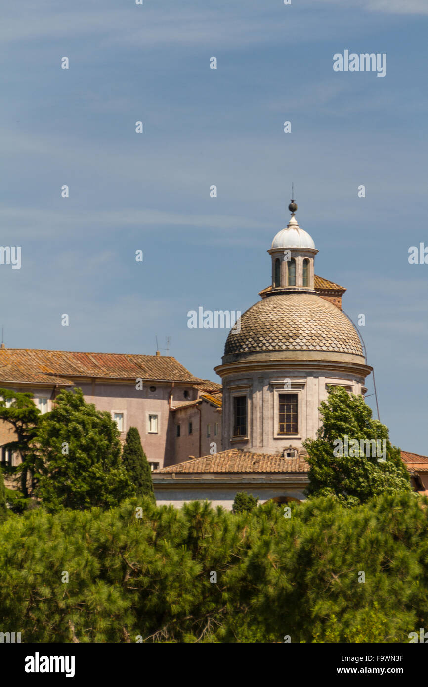 Blue Church Rome Great church in center of Rome, Italy Stock Photo - Alamy