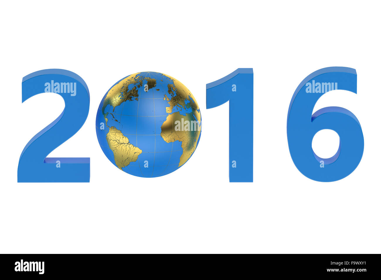 Happy new year 2016 concept Stock Photo