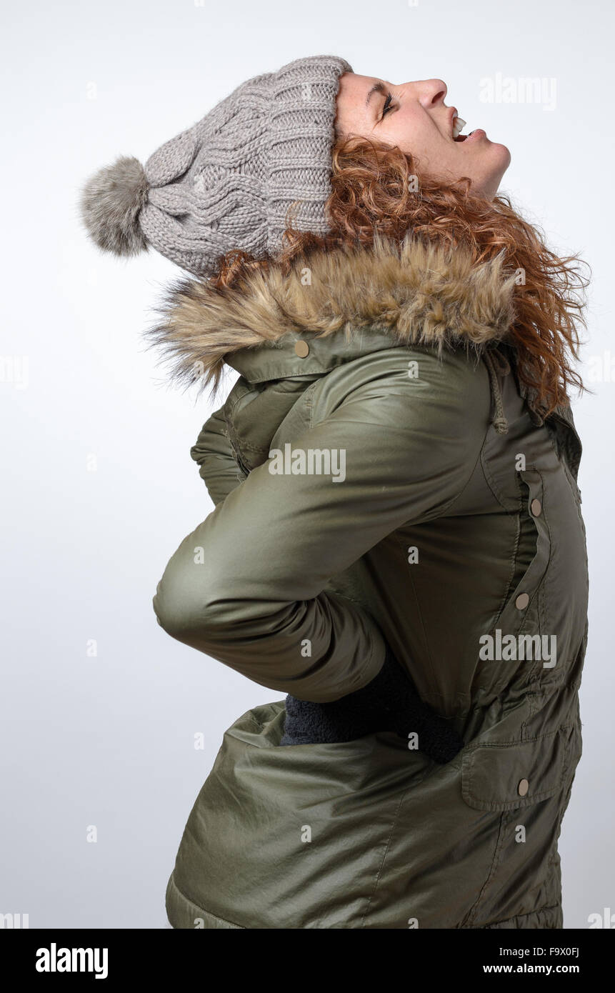 Parka back view hi-res stock photography and images - Alamy
