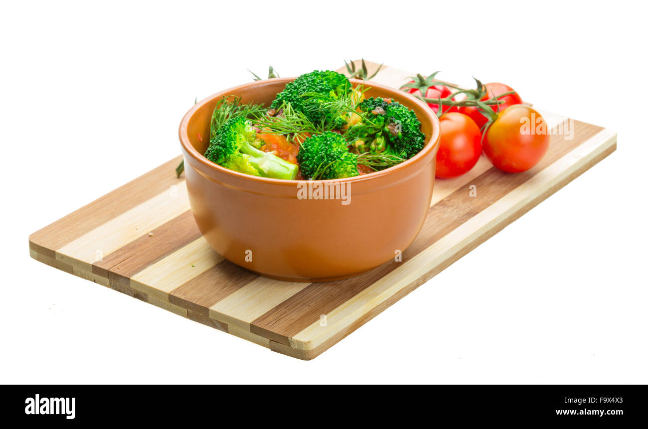 Boiled Brokoli Stock Photo