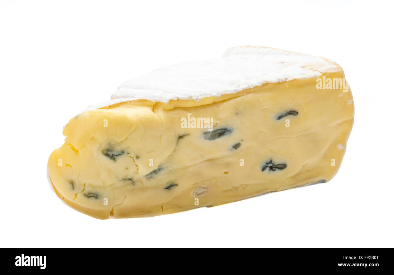 Blue brie cheese Stock Photo Alamy