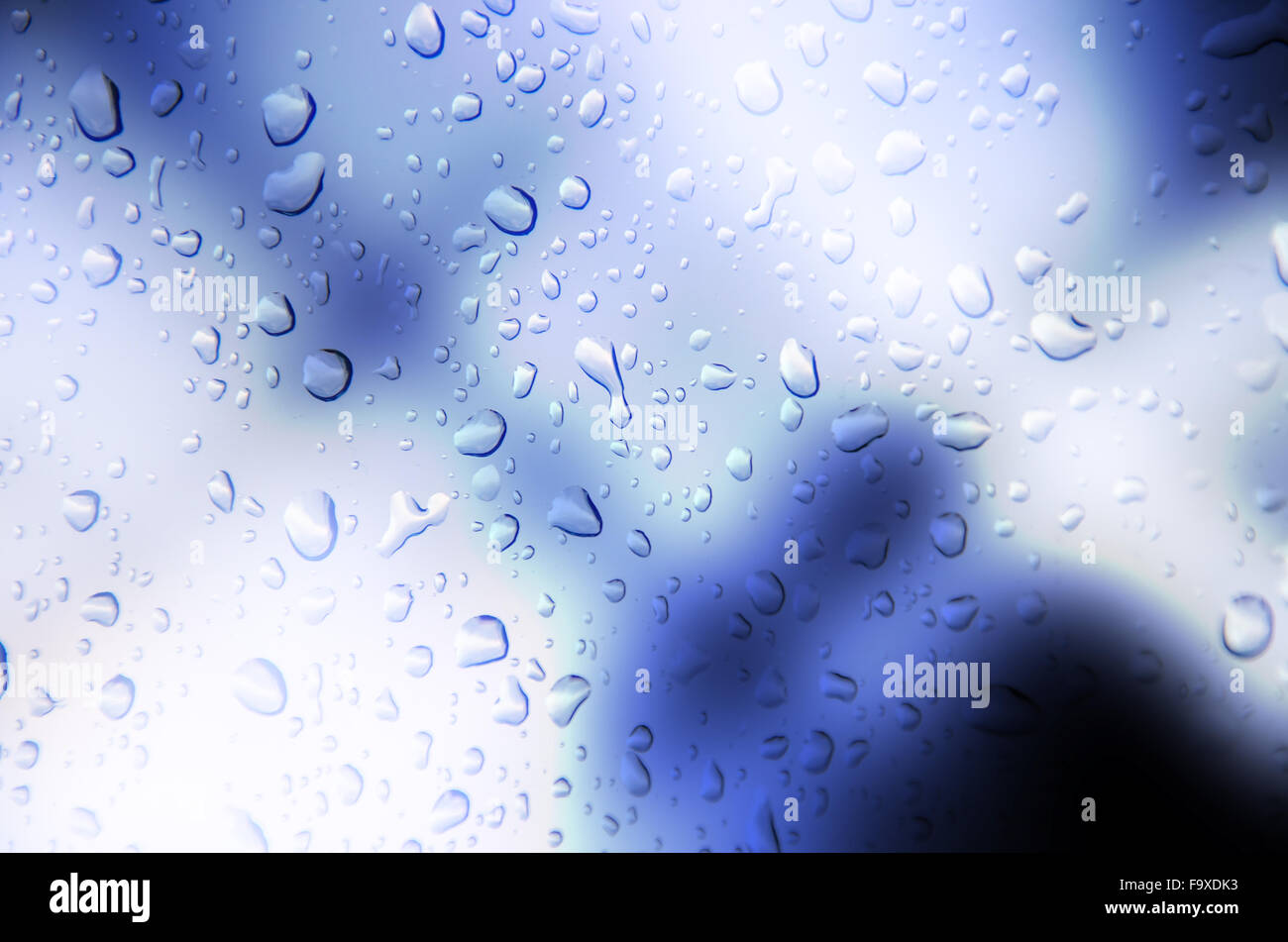 abstract blue color background with drop water Stock Photo - Alamy
