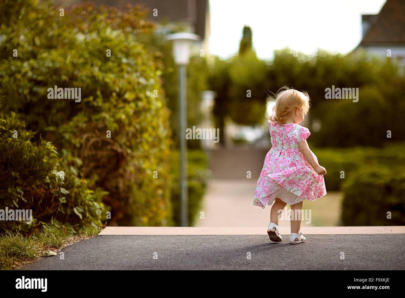 Back view girl dress hi-res stock photography and images - Alamy