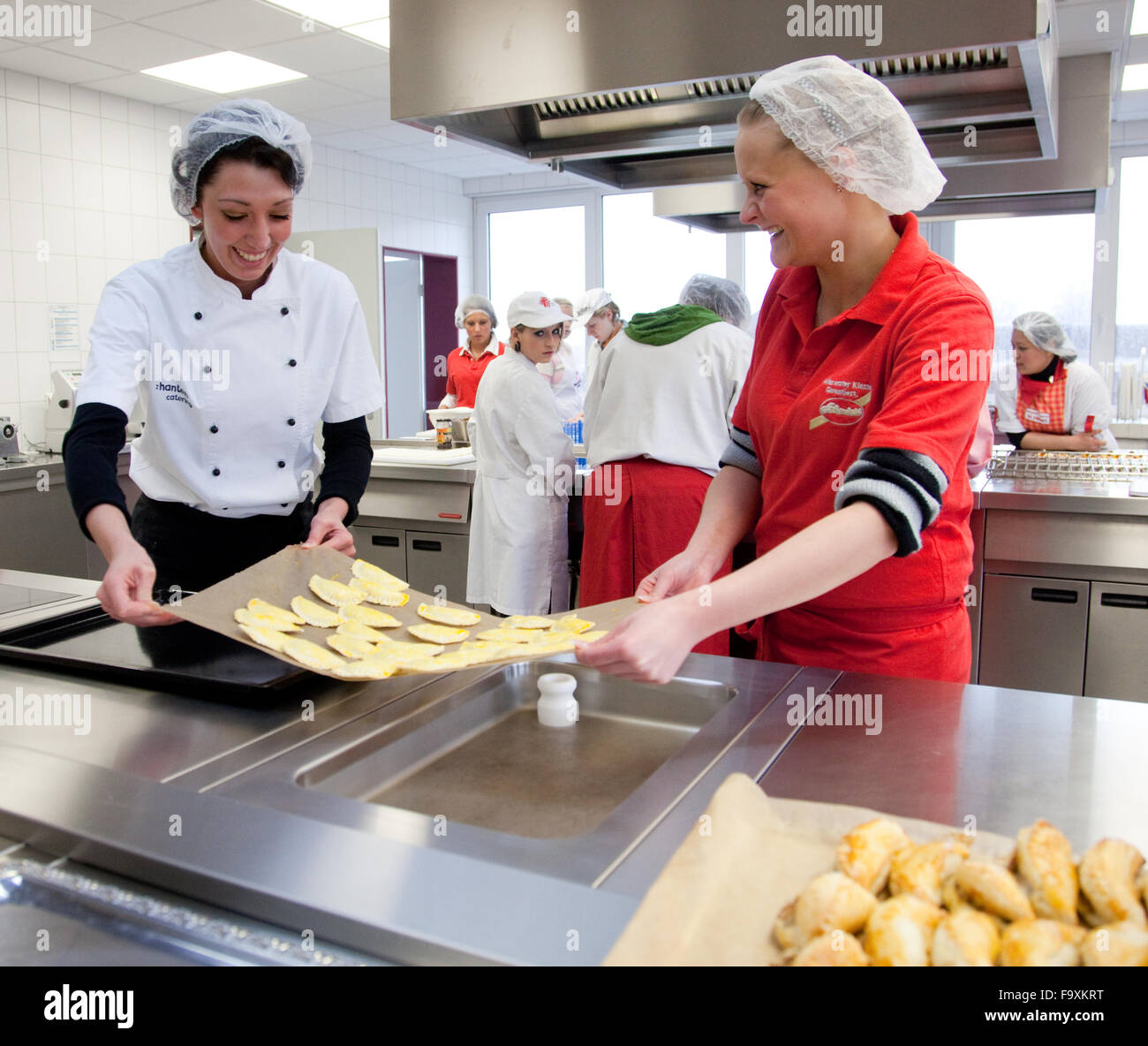 Vocational training to the larder cook Stock Photo Alamy