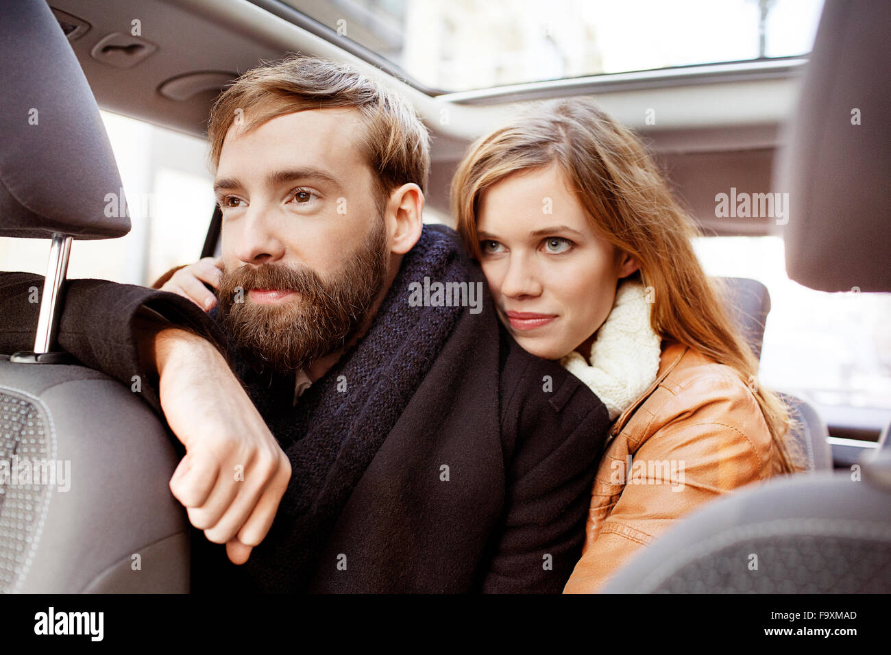 Back Seat Car Couple High Resolution Stock Photography and Images - Alamy