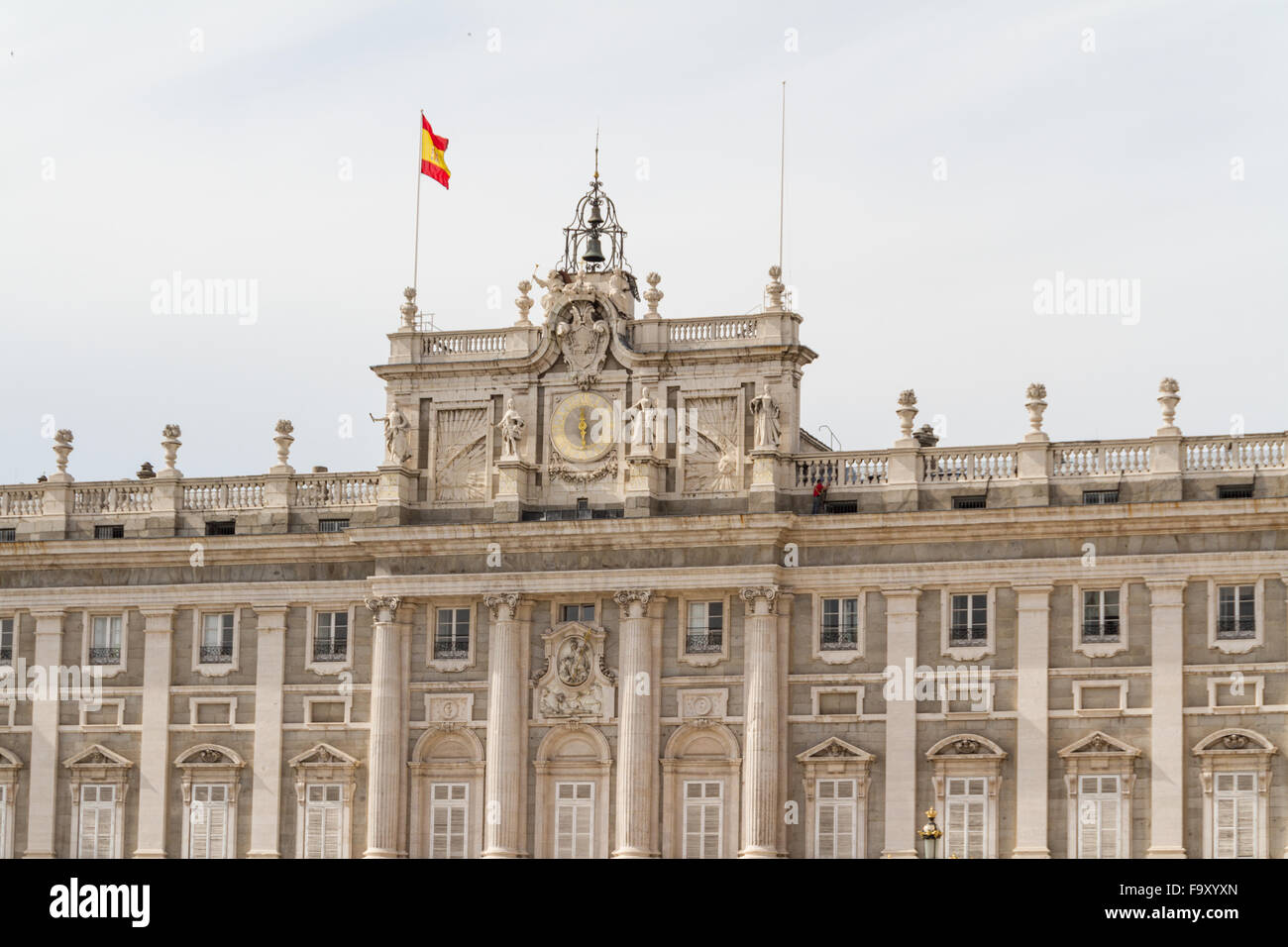 Royal Palace at Madrid Spain - architecture background Stock Photo - Alamy