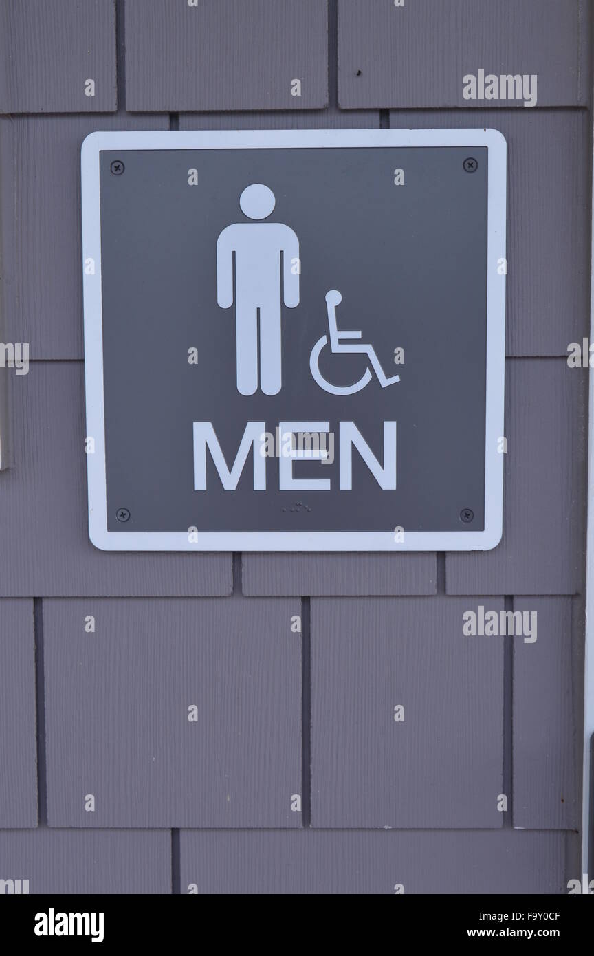 Bathroom sign for men Stock Photo Alamy
