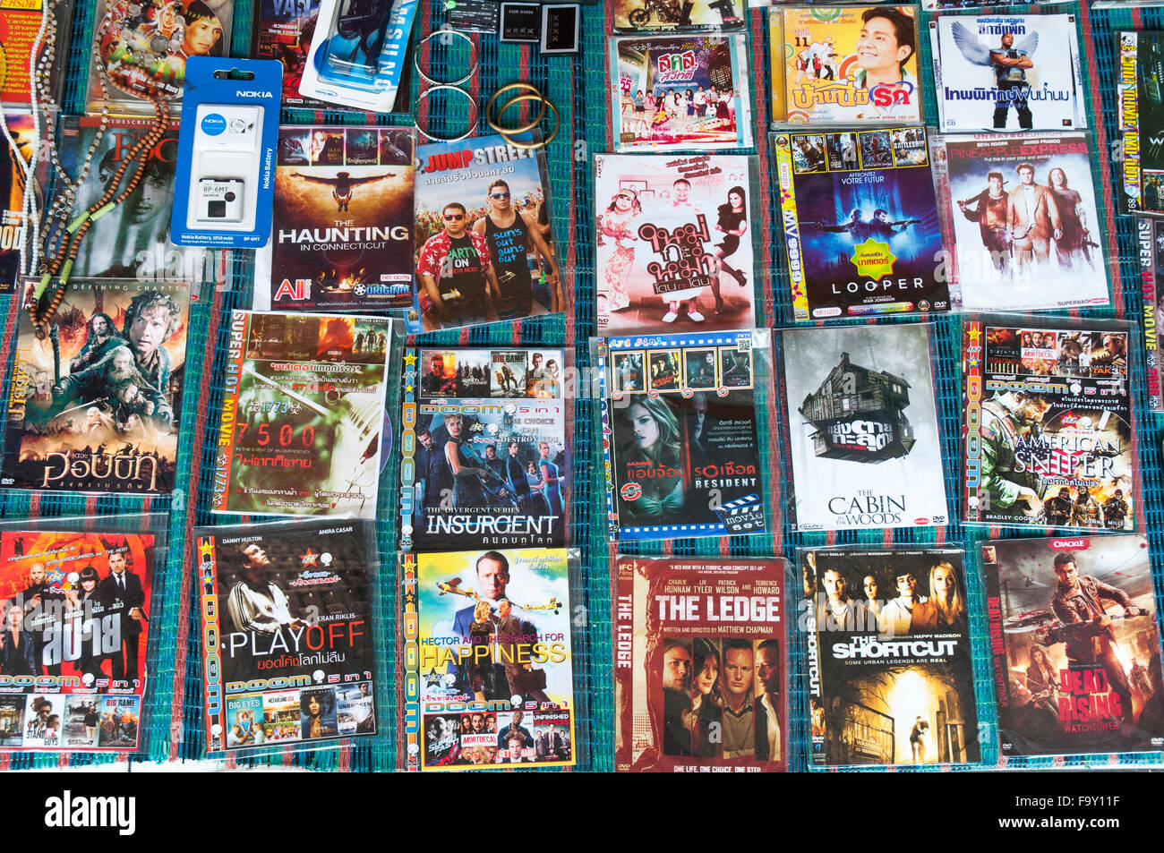 DVD store display in Bangkok, Thailand Stock Photo - Alamy