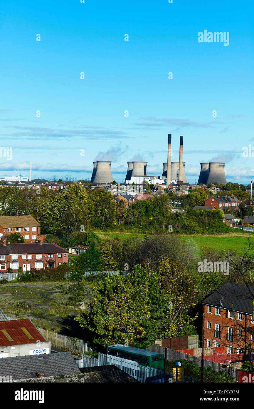 Pontefract coal fired power station Stock Photo