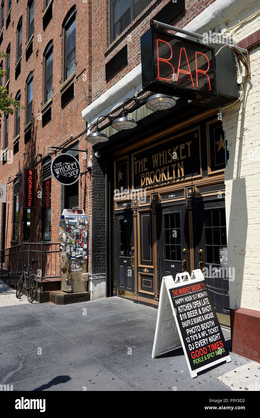 A bar in Williamsburg,Brooklyn,New York,USA Stock Photo Alamy