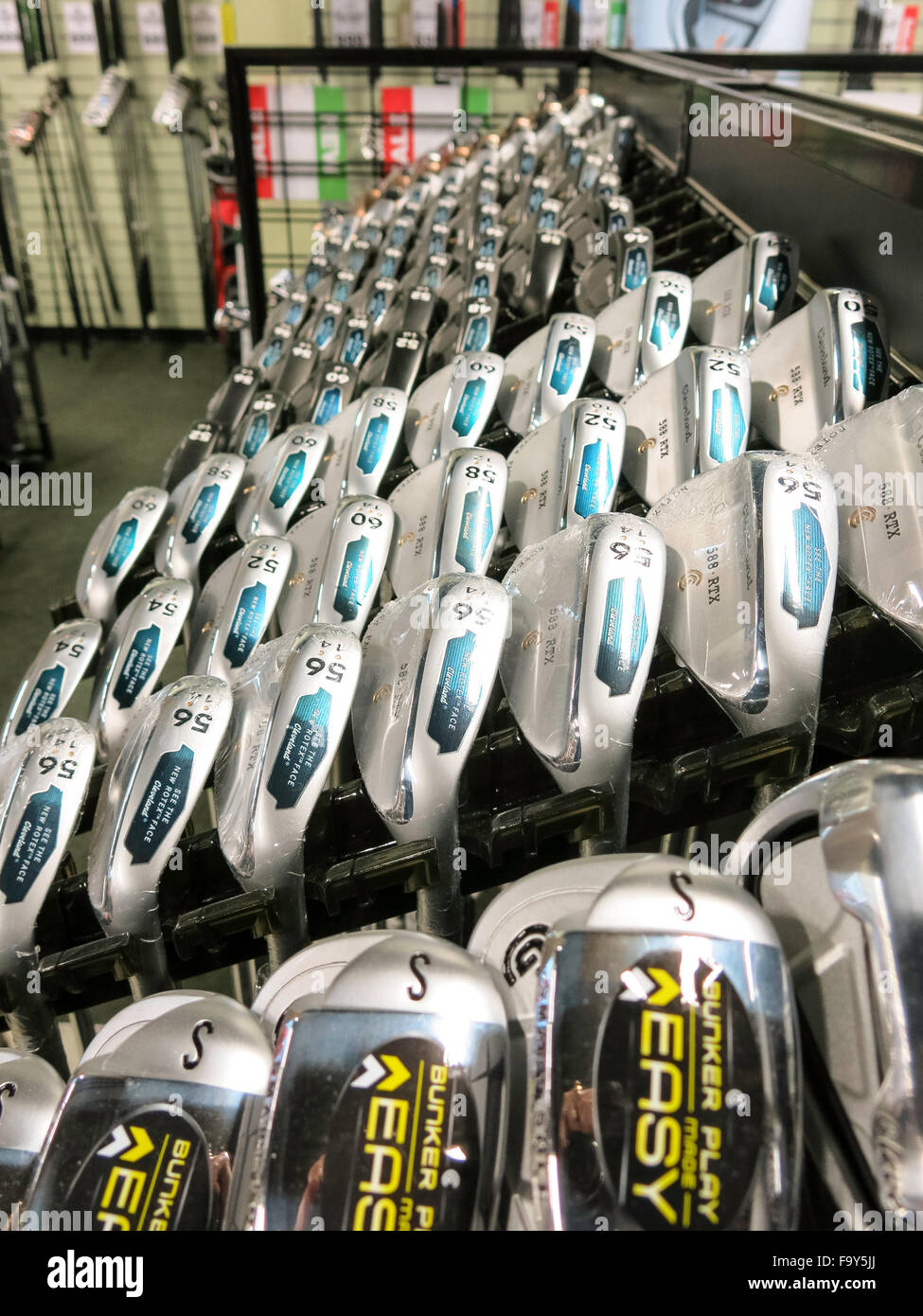 Golf Sporting Supplies, USA Stock Photo Alamy