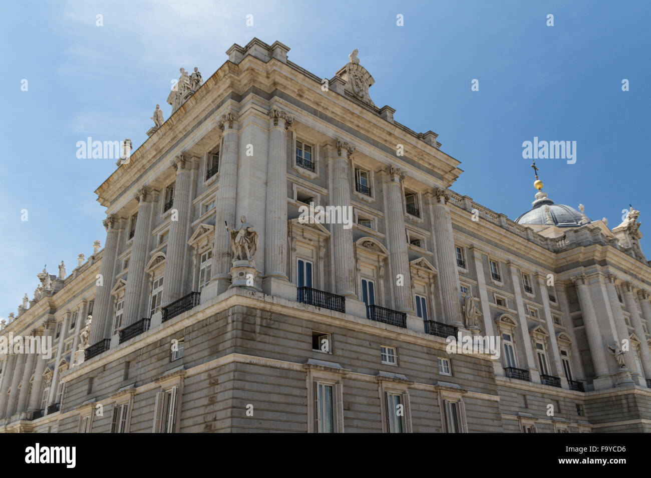 Royal Palace at Madrid Spain - architecture background Stock Photo - Alamy