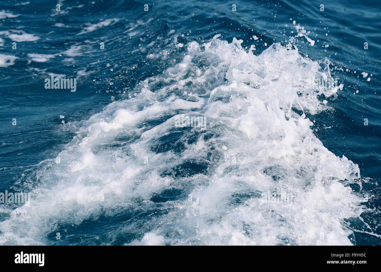 Beautiful sea with waves photographed close up Stock Photo - Alamy