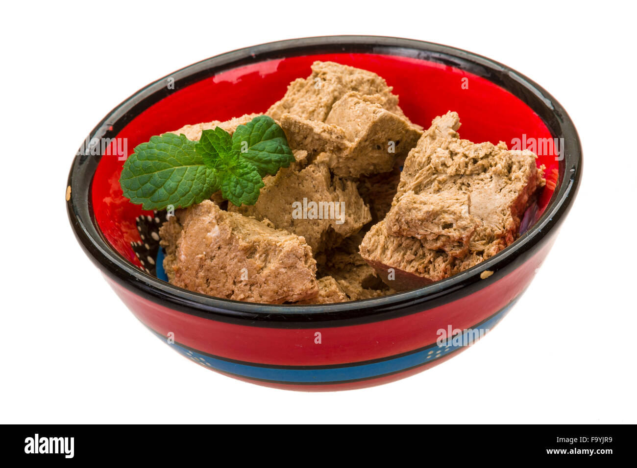 Sunflower Halva isolated studio macro shoot Stock Photo Alamy