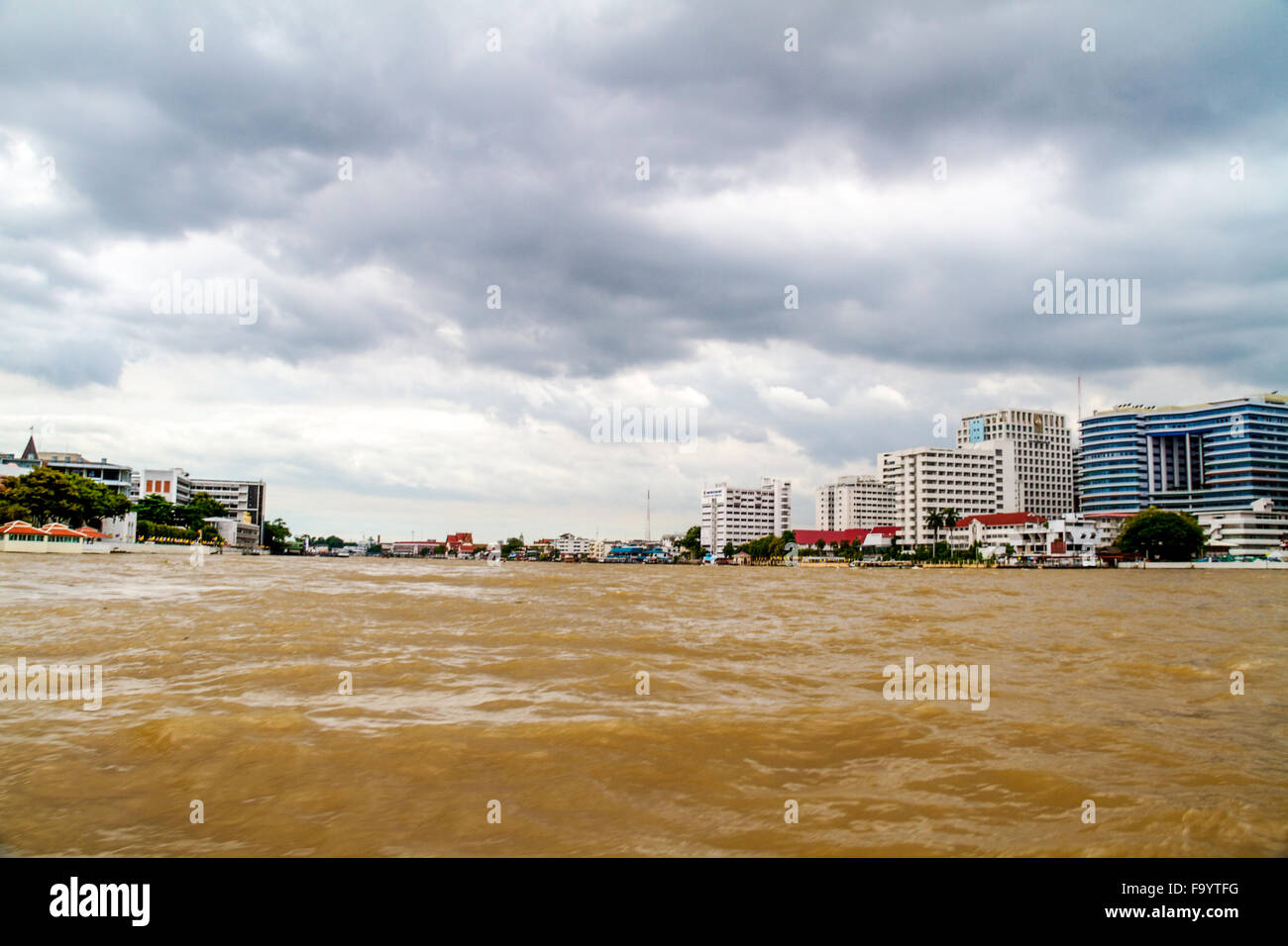 Bird's Eye View of Bangkok Stock Photo
