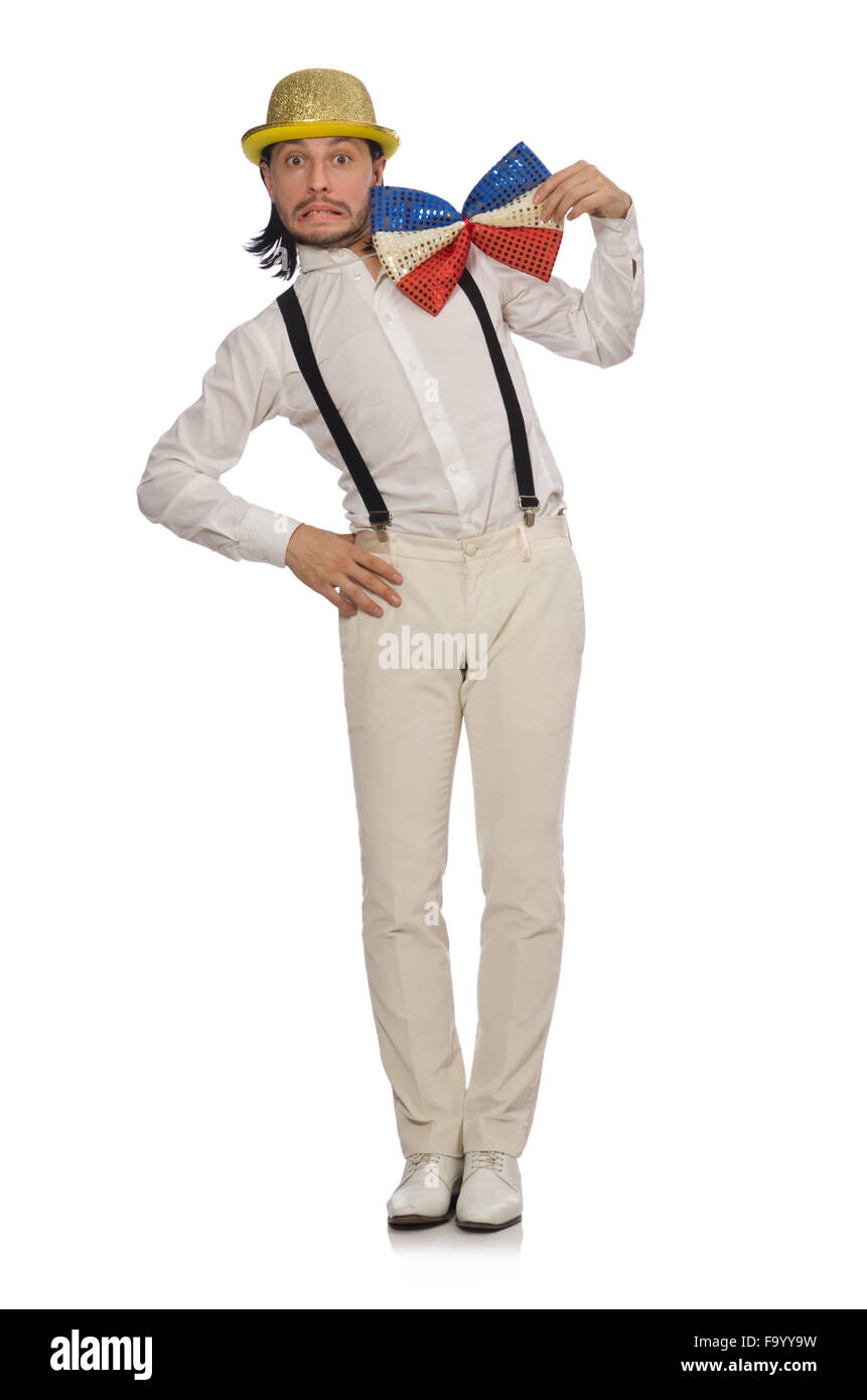 Portrait guy bow tie silly hi-res stock photography and images - Page 3 -  Alamy