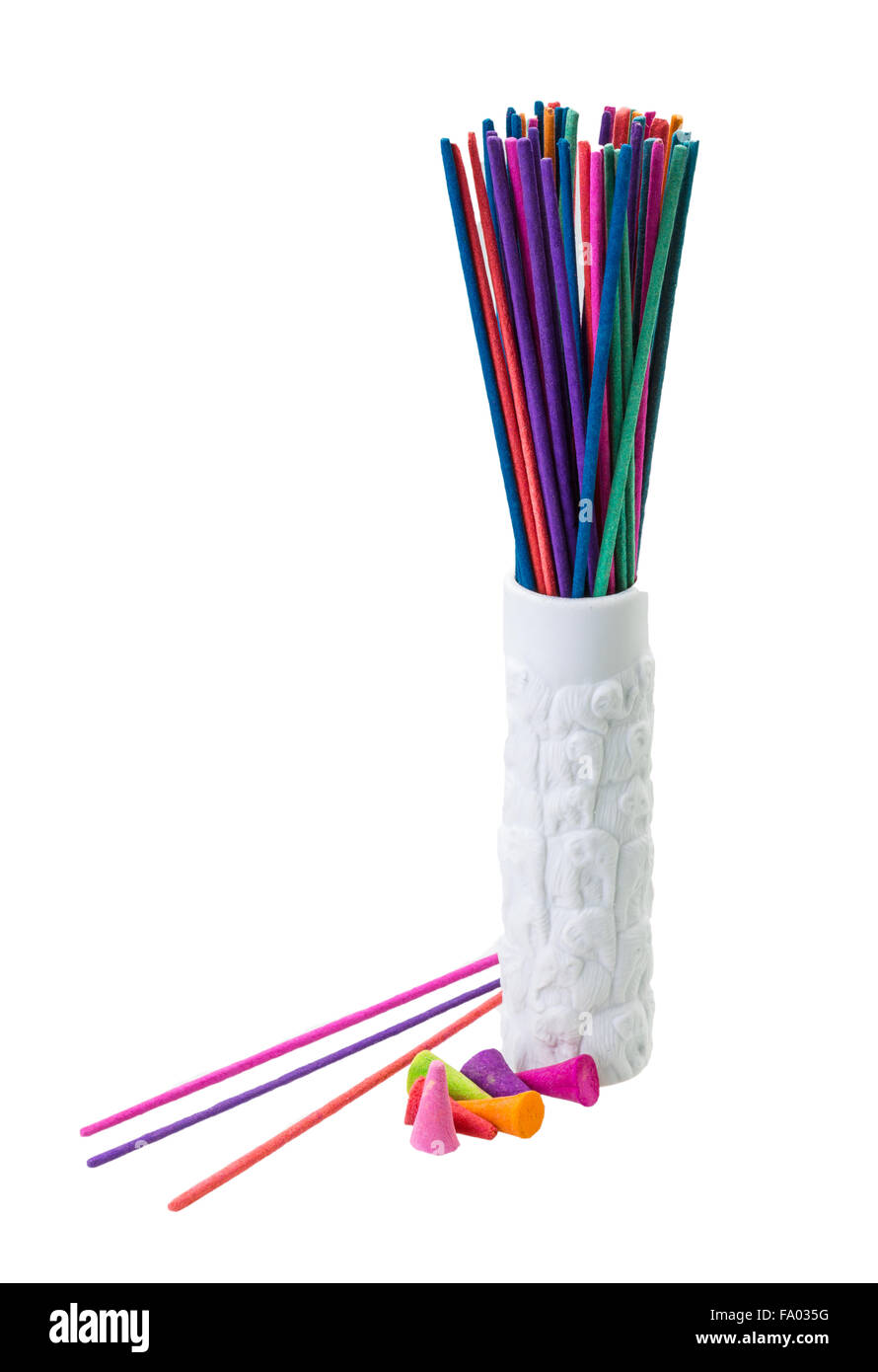 Aroma sticks isolated Stock Photo Alamy