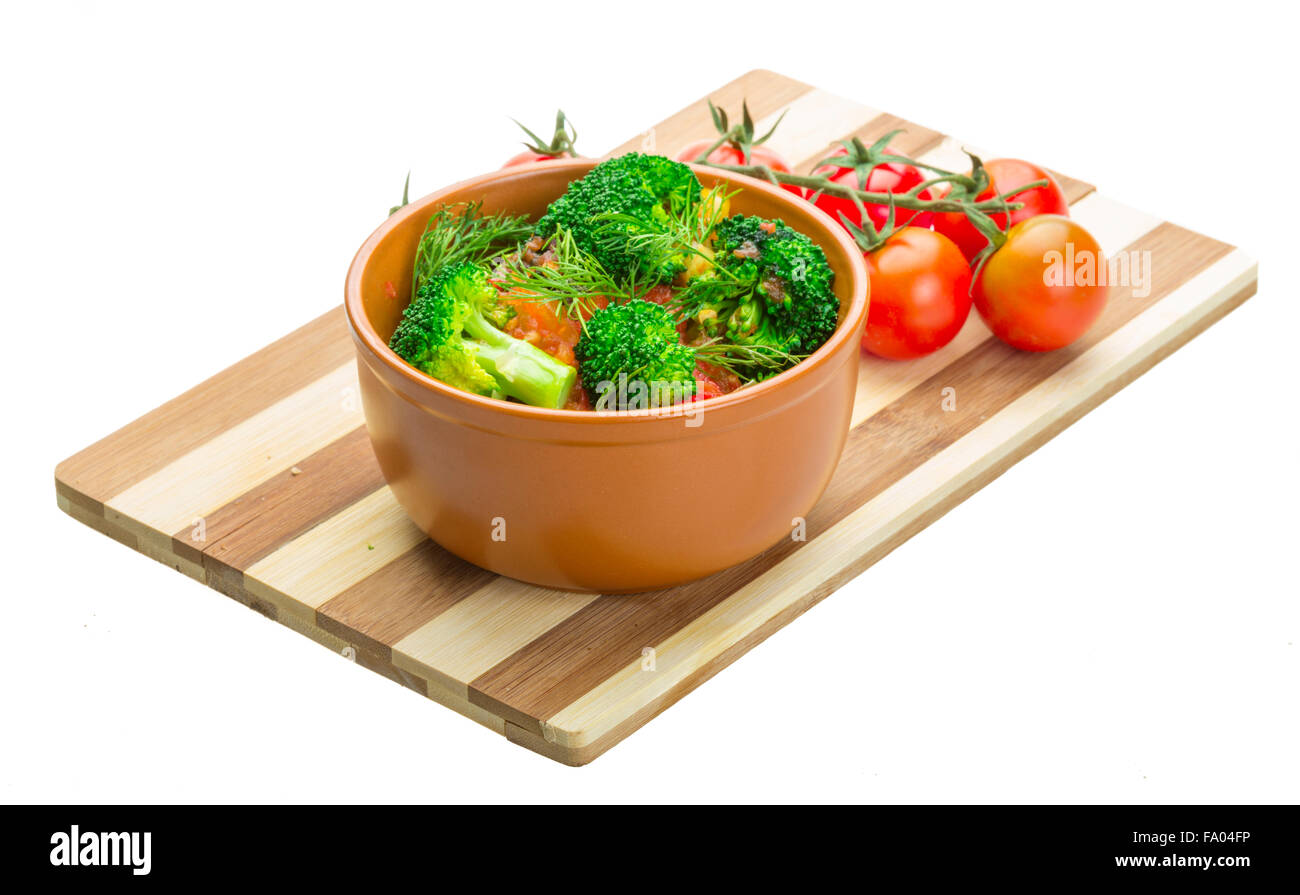 Boiled Brokoli Stock Photo