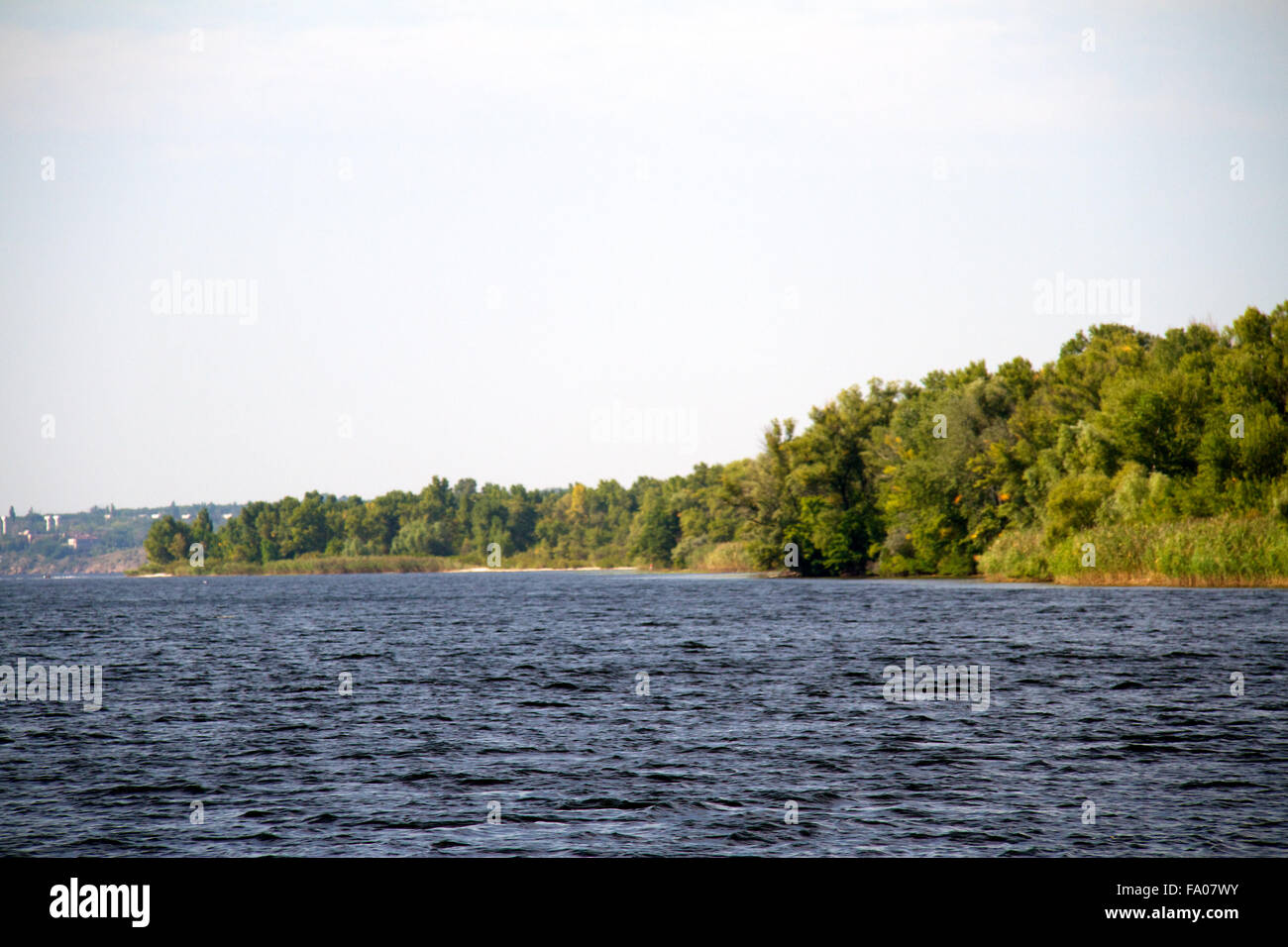 Dnipro river coast in Ukraine Stock Photo - Alamy