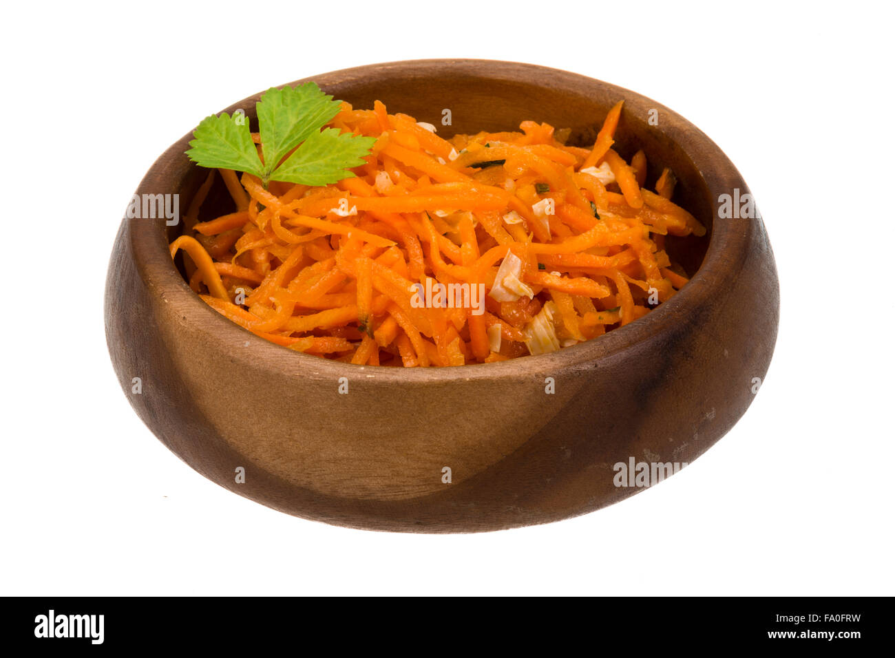 Korean carrot with parsley Stock Photo Alamy