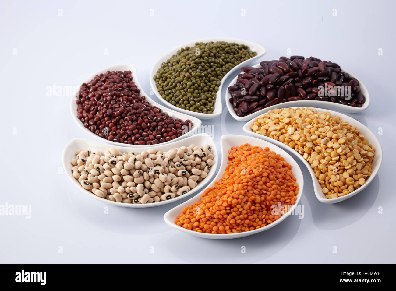 different legumes lentils, beans and peas Stock Photo Alamy