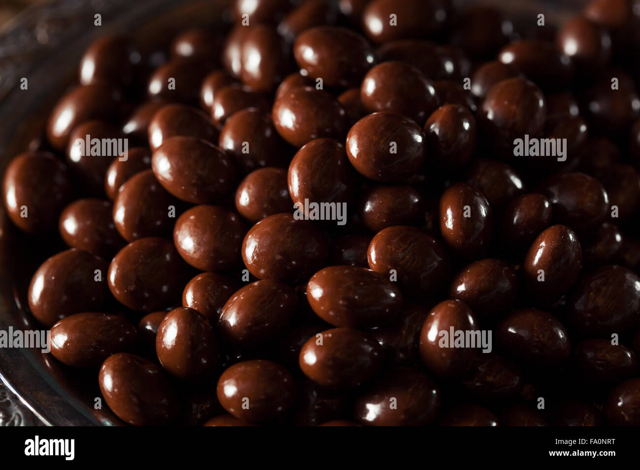 Chocolate Covered Espresso Coffee Beans Ready to Eat Stock Photo Alamy