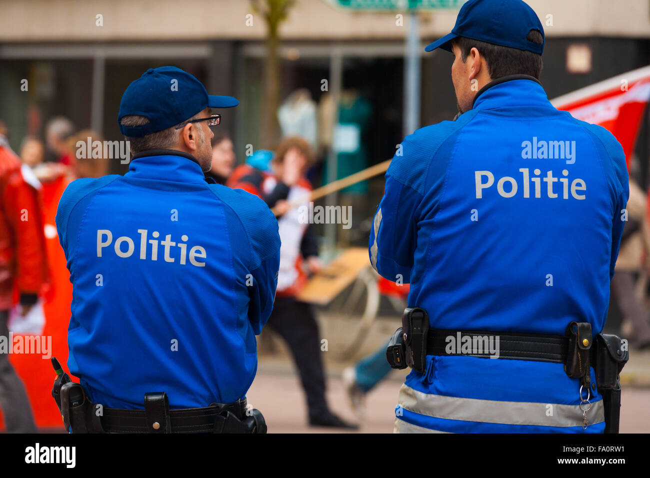 Belgian police hi-res stock photography and images - Alamy