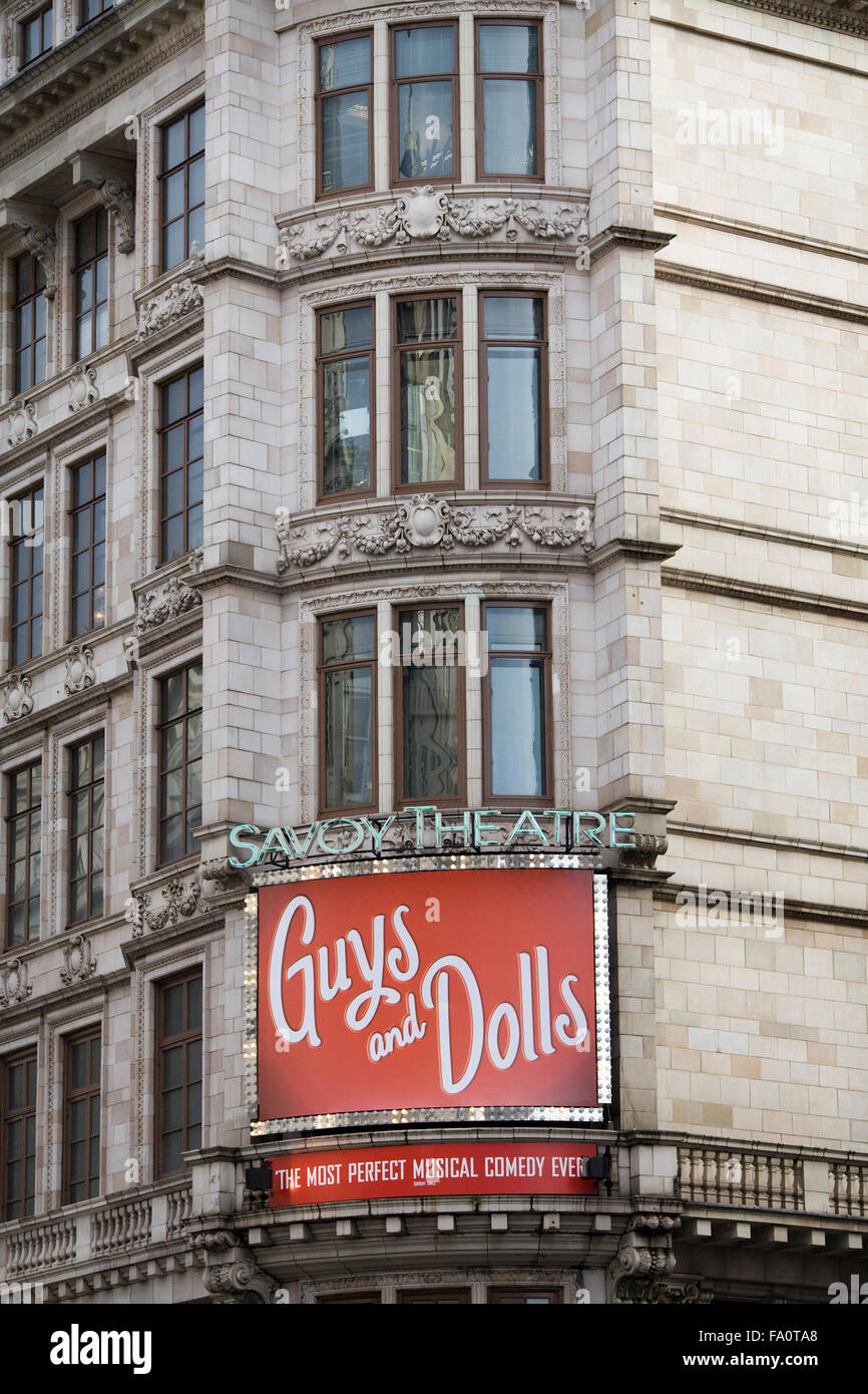 Guys and dolls production poster Stock Photo