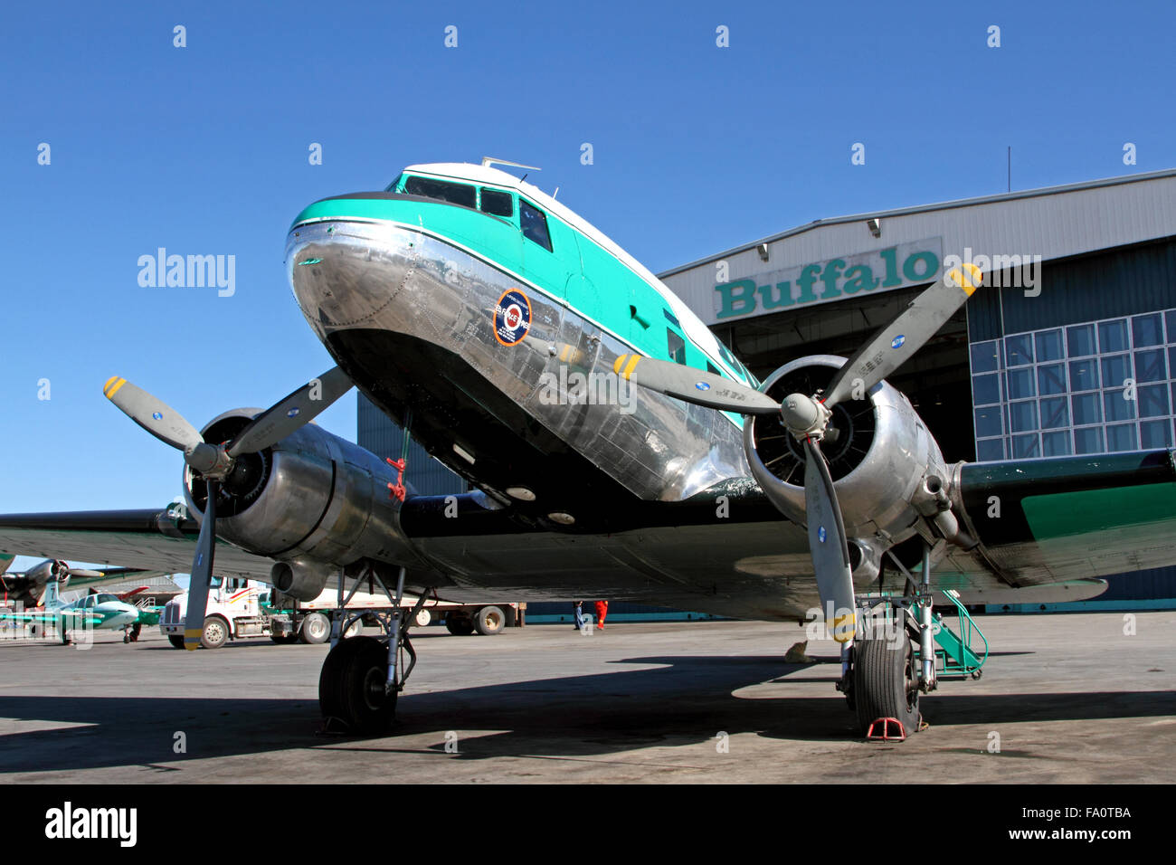 Douglas at Buffalo Airways, Yellowknife, NWT, Canada Stock Photo - Alamy
