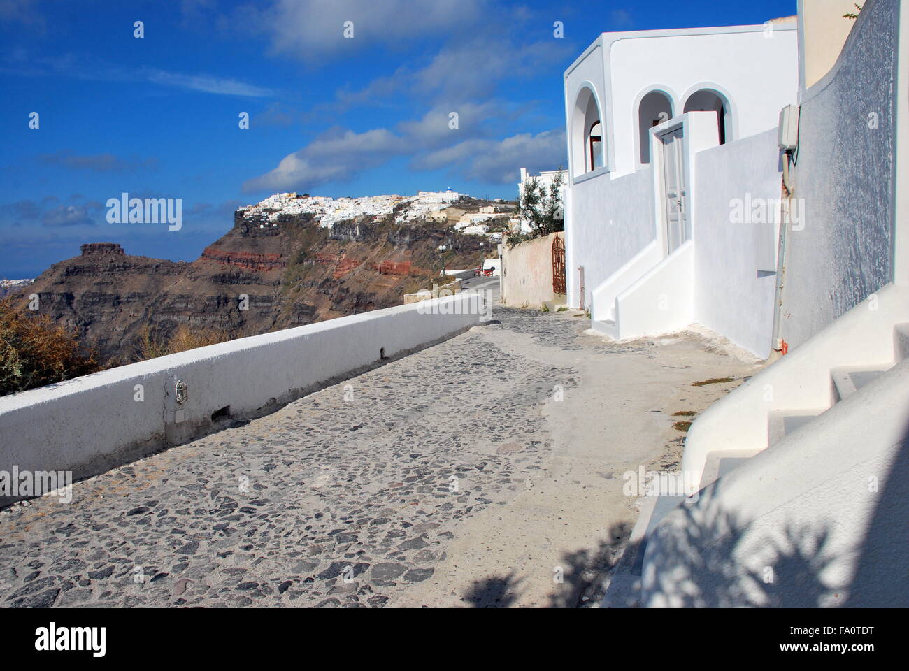 Firostefani, Santorini, Greece Stock Photo
