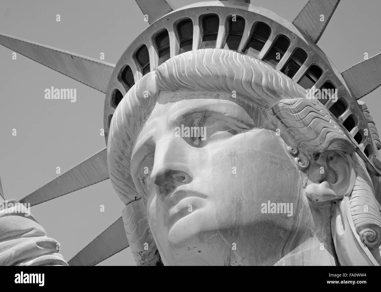 Statue of Liberty on Liberty Island, New York City Stock Photo